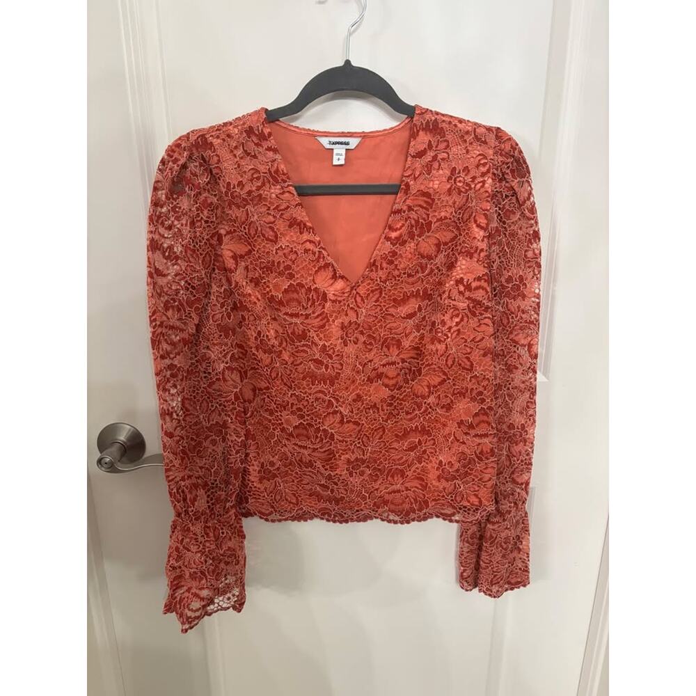 Red-Lace Express Blouse
